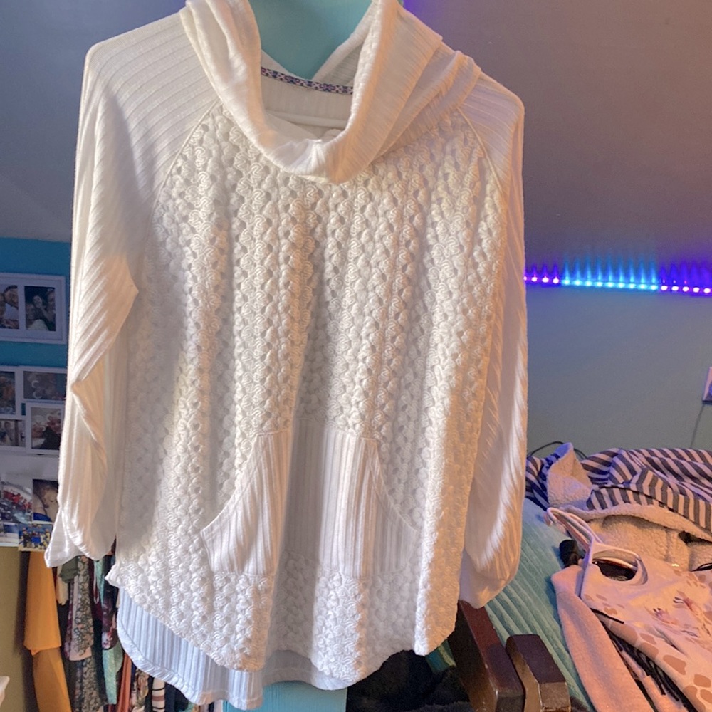 White with print
